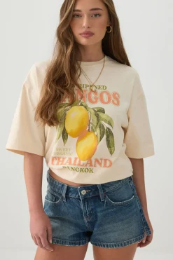 Long Oversized Graphic T-Shirt