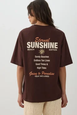 Long Oversized Graphic T-Shirt