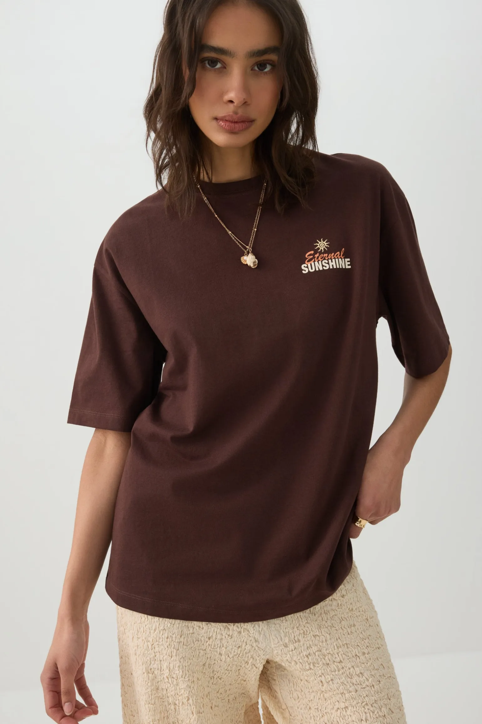 Long Oversized Graphic T-Shirt