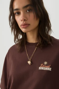 Long Oversized Graphic T-Shirt