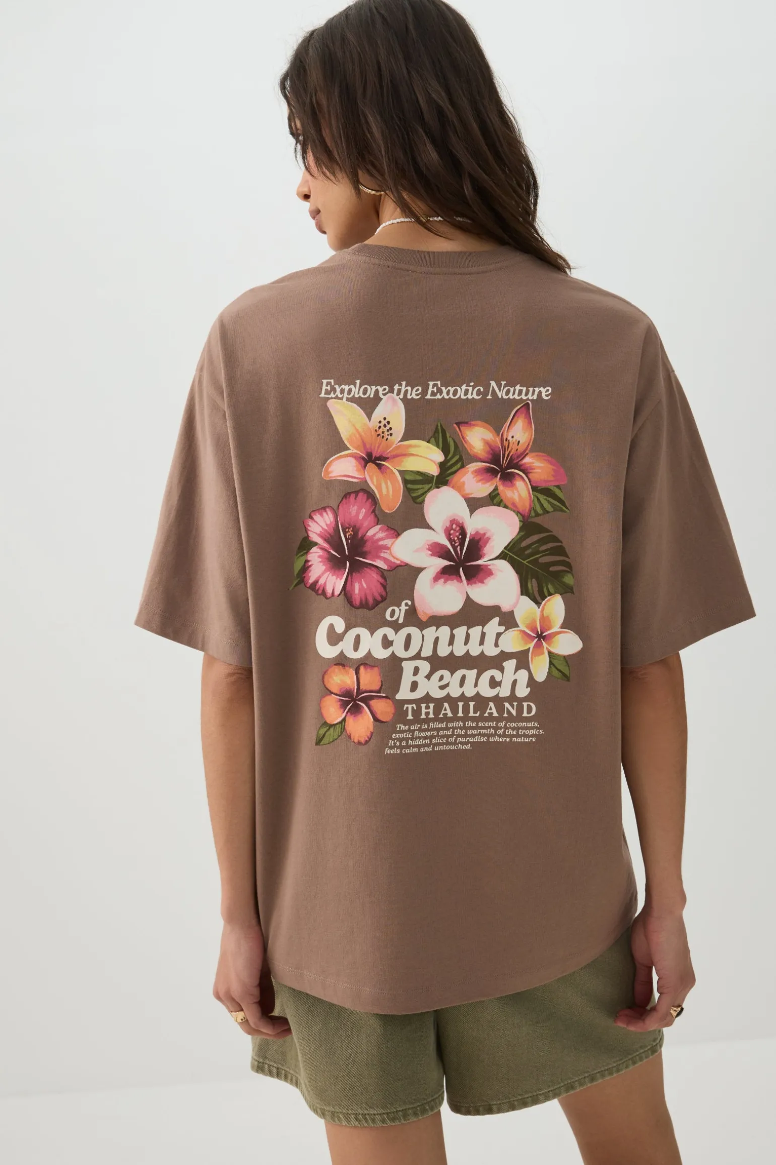 Long Oversized Graphic T-Shirt