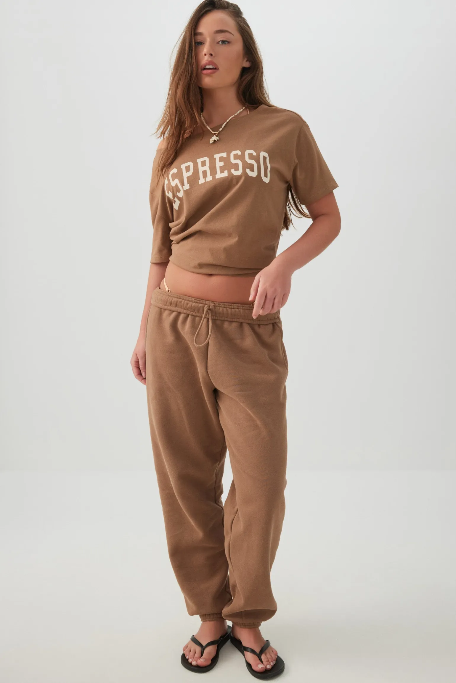 Long Oversized Off Shoulder Graphic T-Shirt