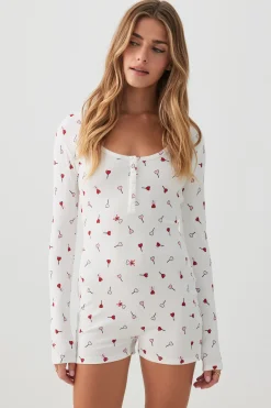 Long Sleeve PJ Romper