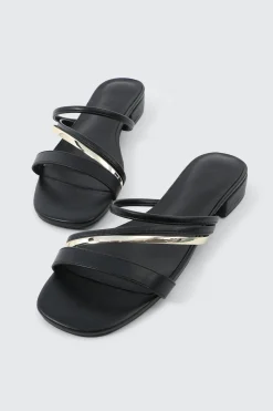 Low Heel Strappy Sandals