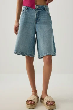 Low Rise Denim Jorts