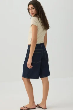 Low Rise Denim Jorts