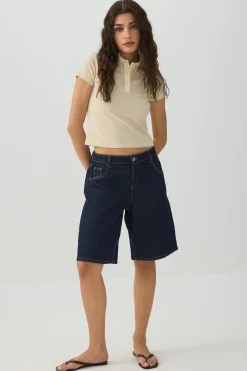 Low Rise Denim Jorts