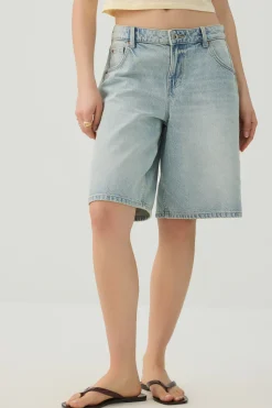 Low Rise Denim Jorts