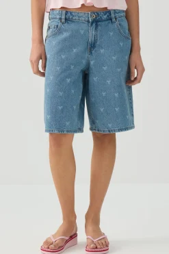 Low Rise Denim Jorts