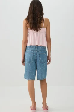 Low Rise Denim Jorts