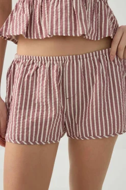 Low Rise Dolphin Hem Shorts