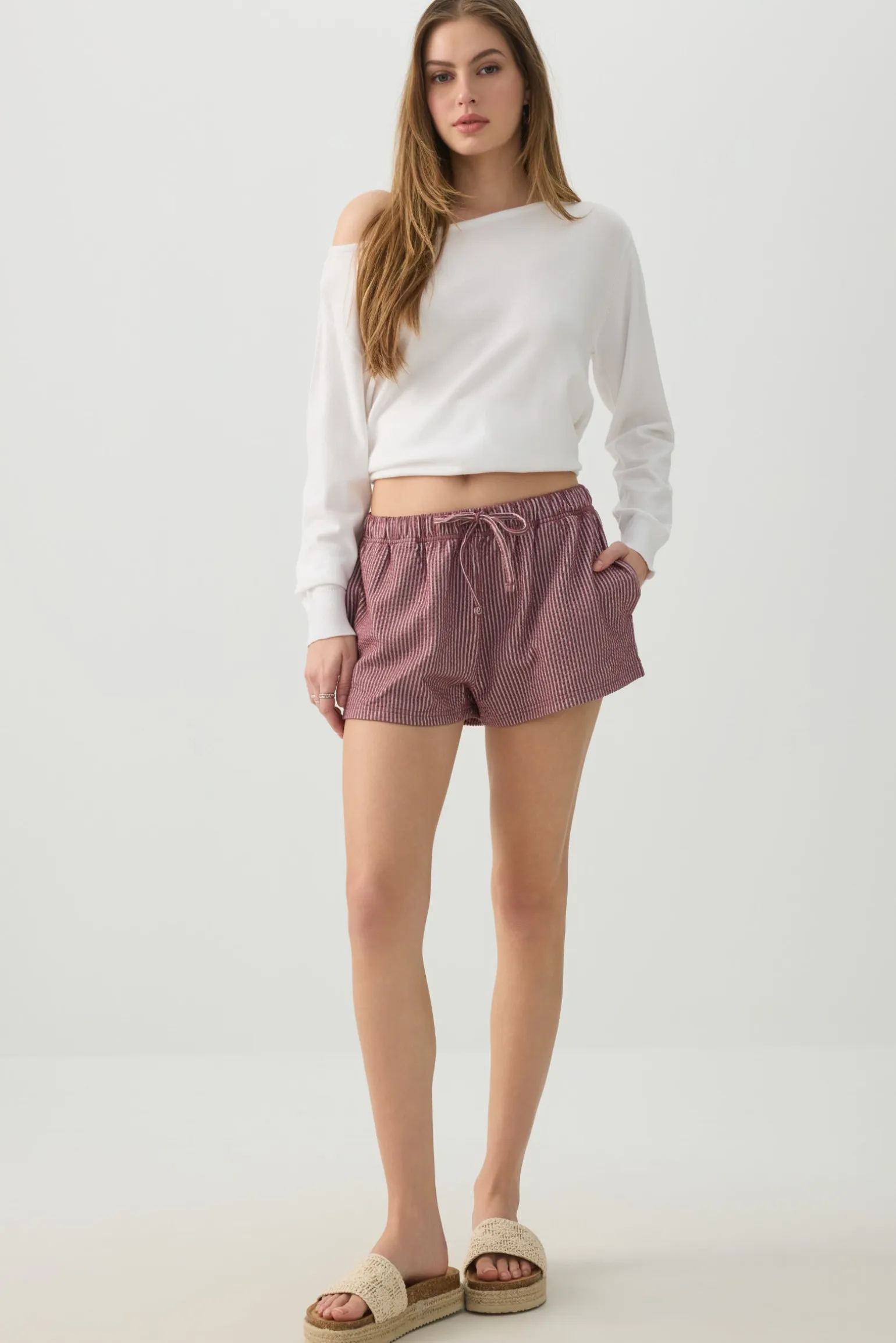 Low Rise Flowy Shorts