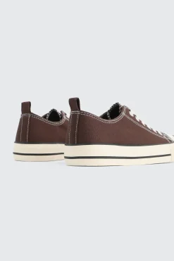 Low Top Sneakers with Toe Cap