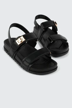 Lug Sole Double Strap Sandals