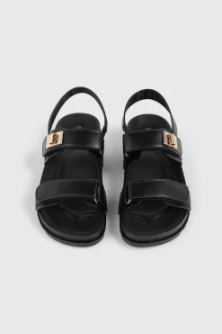 Lug Sole Double Strap Sandals