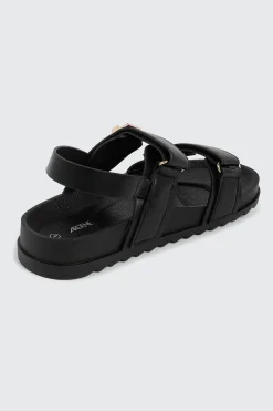 Lug Sole Double Strap Sandals