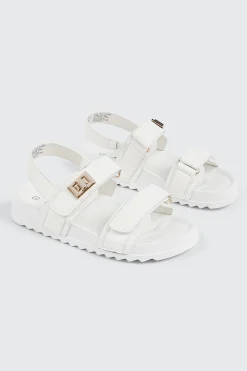 Lug Sole Double Strap Sandals