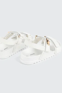 Lug Sole Double Strap Sandals