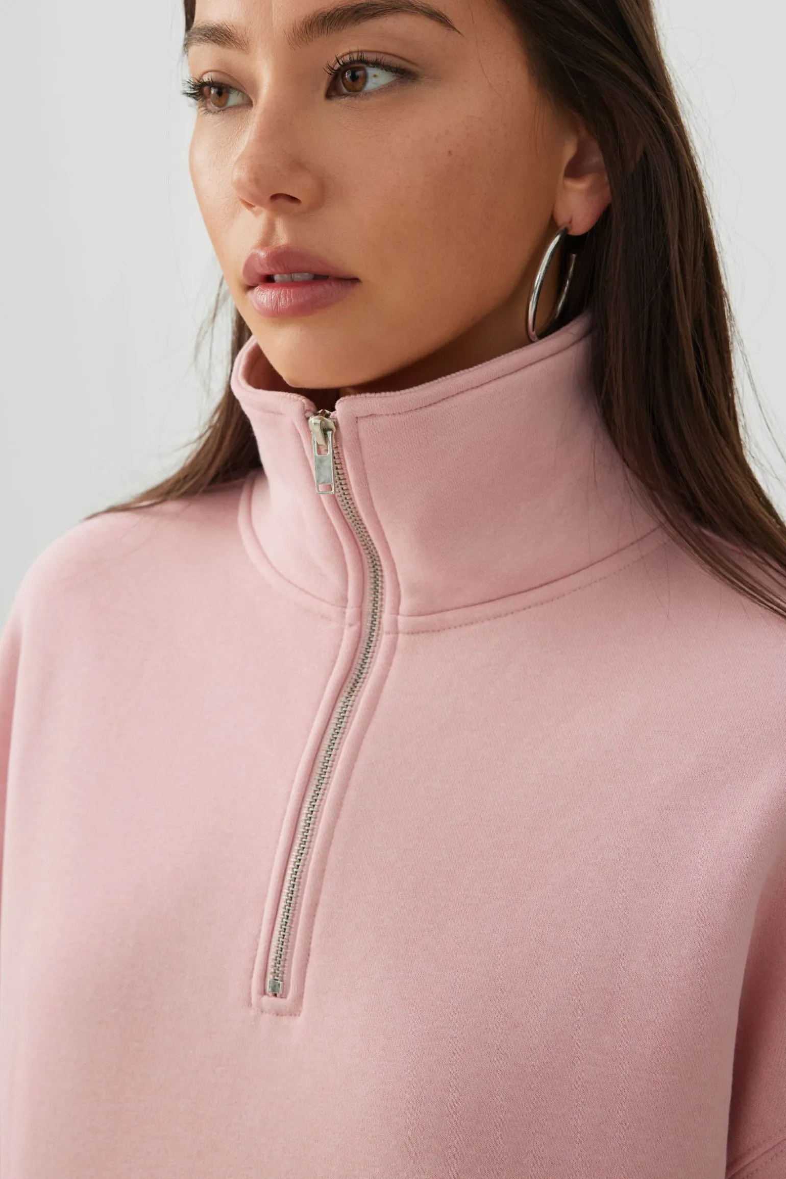MADESOFT™ Fleece Half Zip Sweatshirt