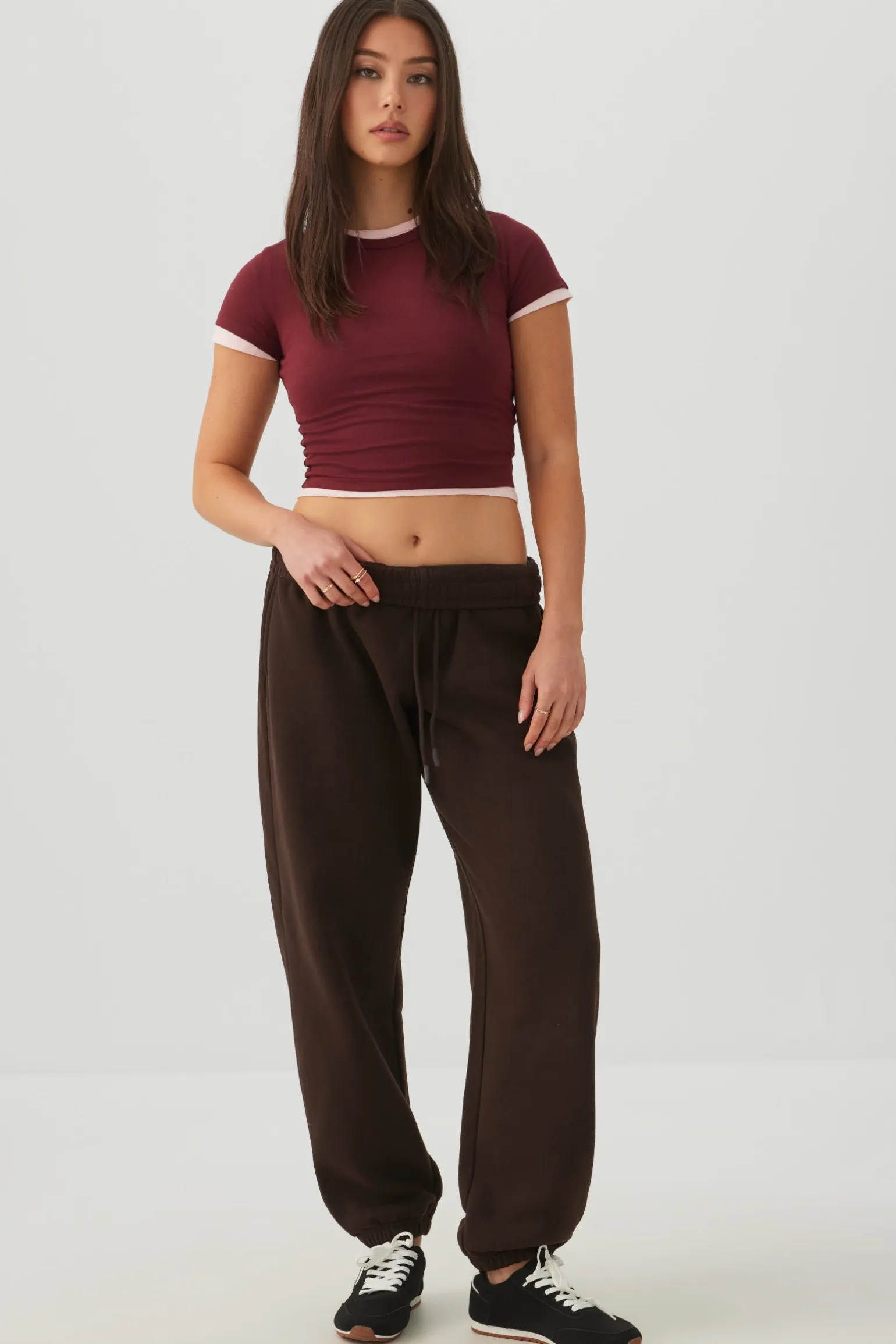 MADESOFT™ Fleece Mid Rise Baggy Sweatpants