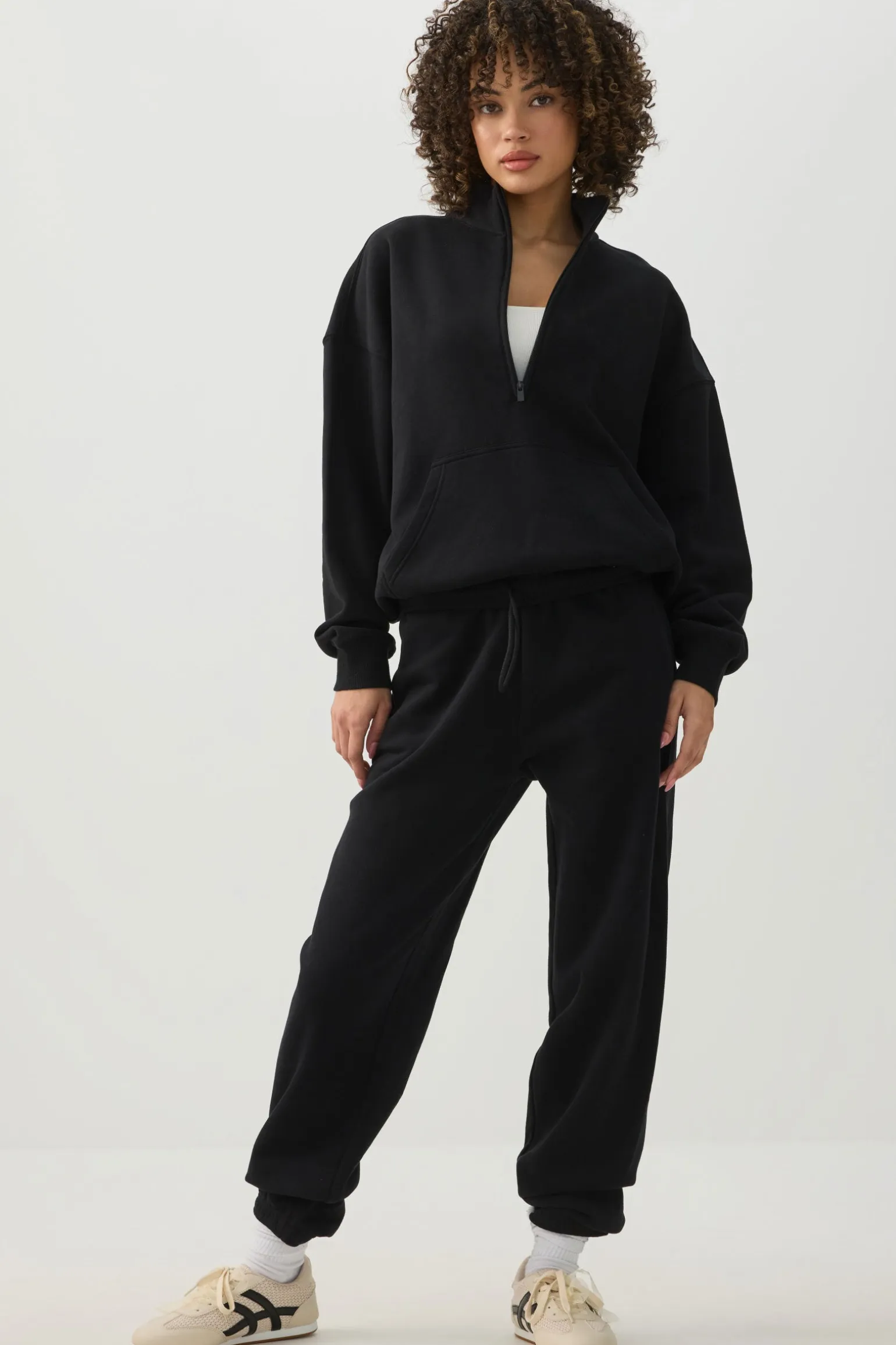 MADESOFT™ Fleece Oversized Half Zip Sweatshirt