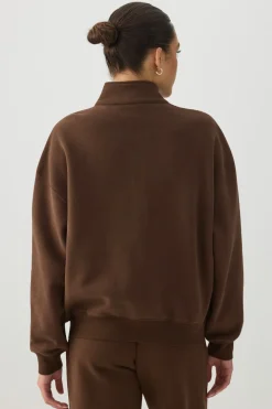 MADESOFT™ Fleece Oversized Half Zip Sweatshirt
