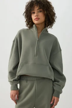 MADESOFT™ Fleece Oversized Half Zip Sweatshirt