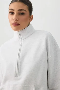 MADESOFT™ Fleece Oversized Half Zip Sweatshirt