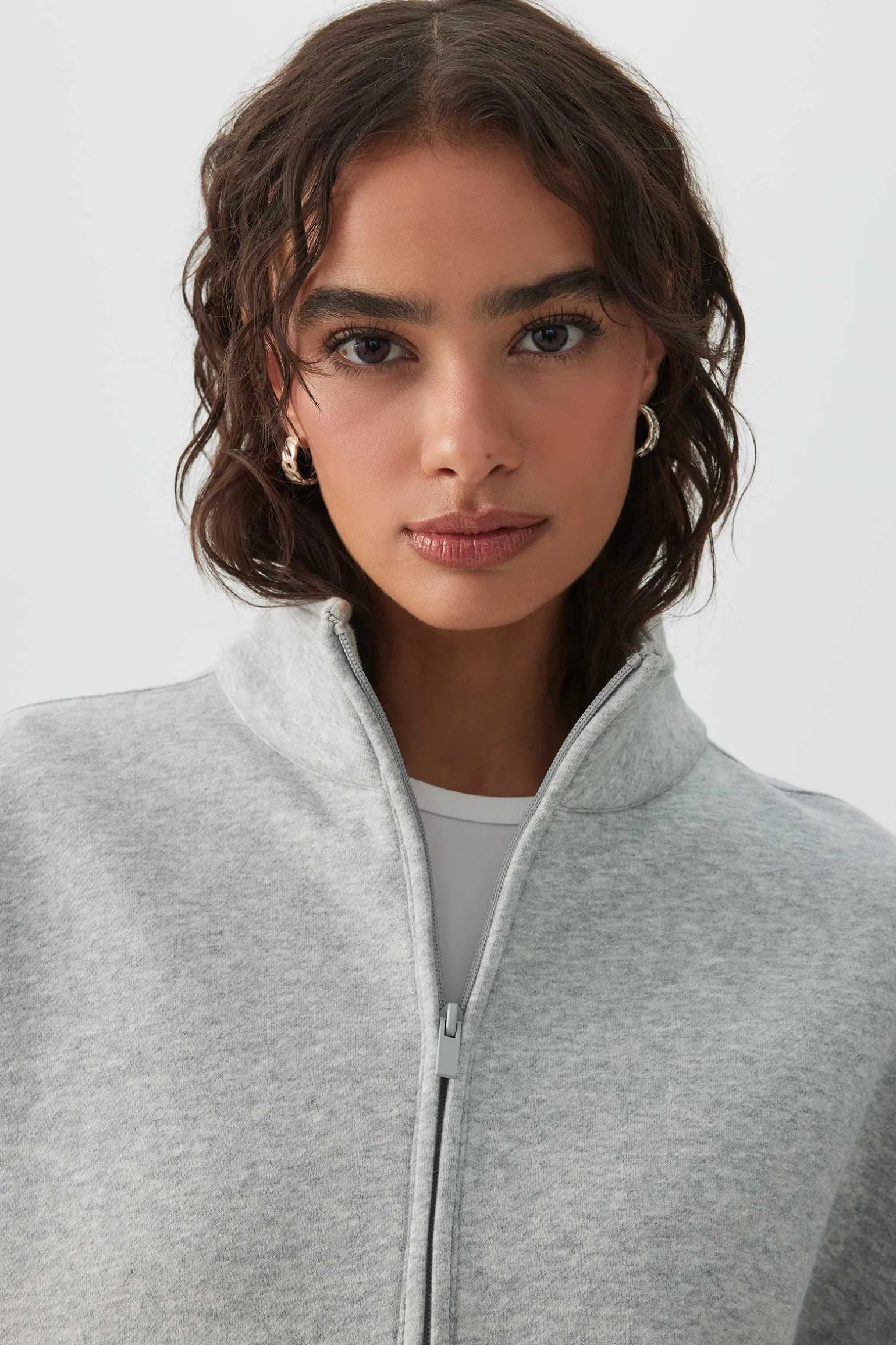 MADESOFT™ Fleece Oversized Half Zip Sweatshirt