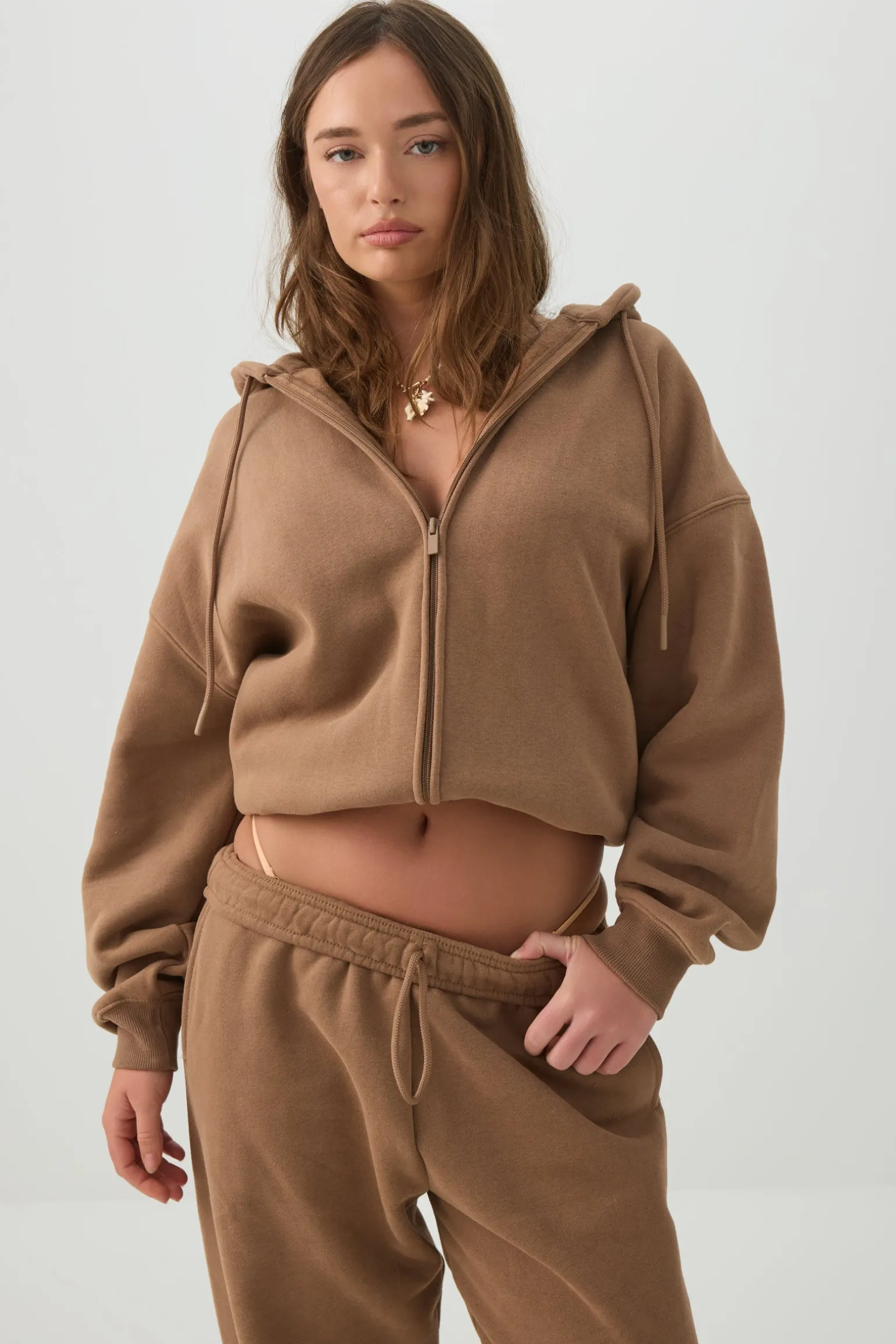 MADESOFT™ Fleece Oversized Zip Up Hoodie