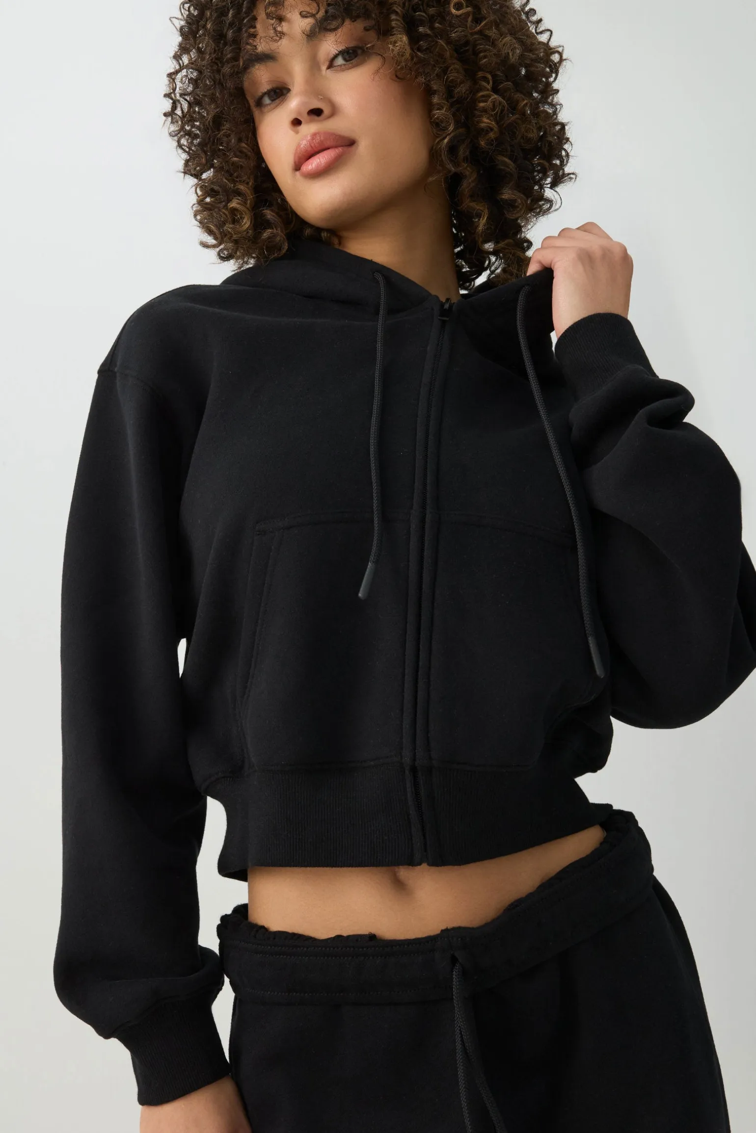 MADESOFT™ Fleece Short Zip Up Hoodie