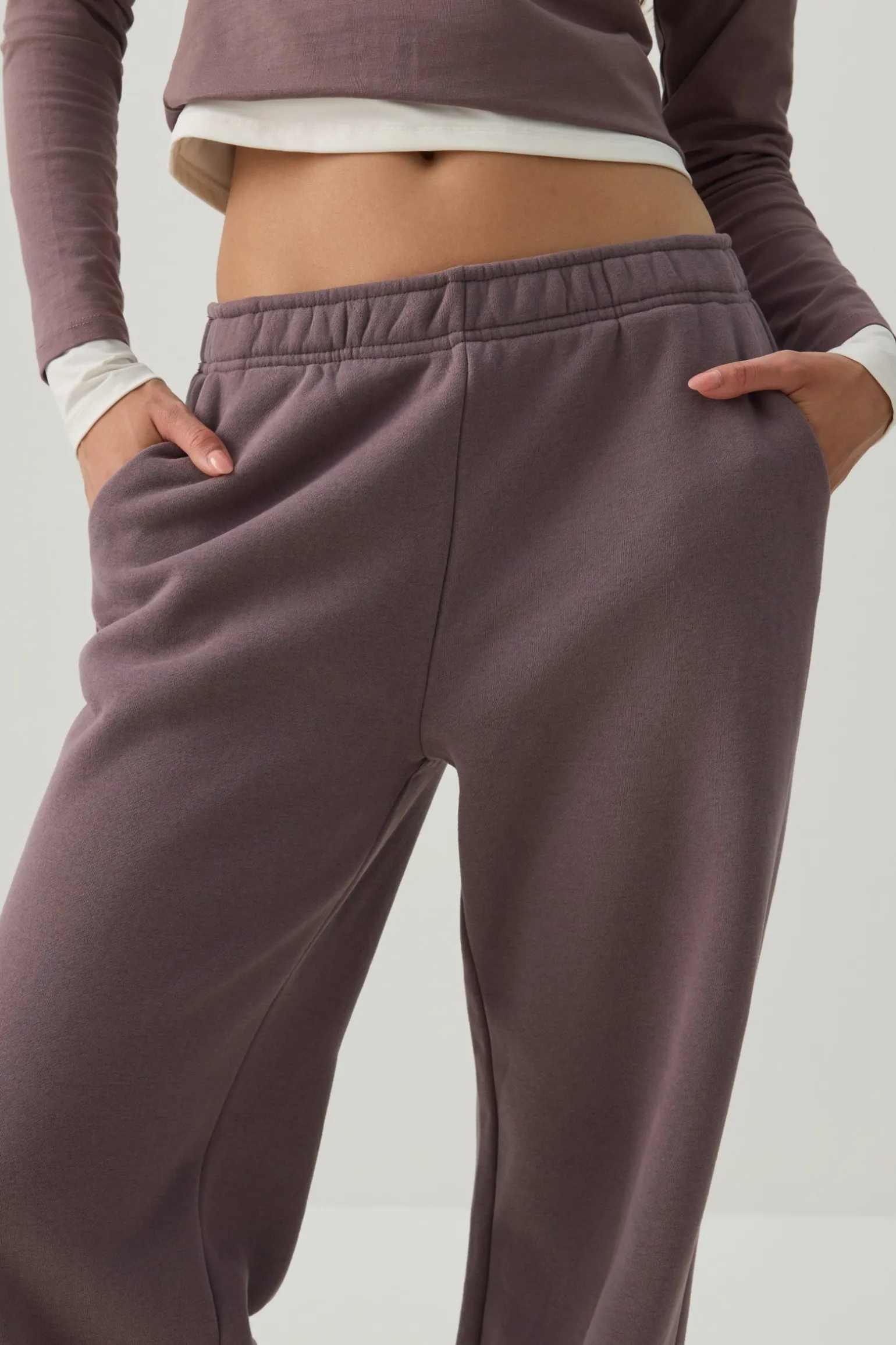 MADESOFT™ Fleece Straight Leg Sweatpants