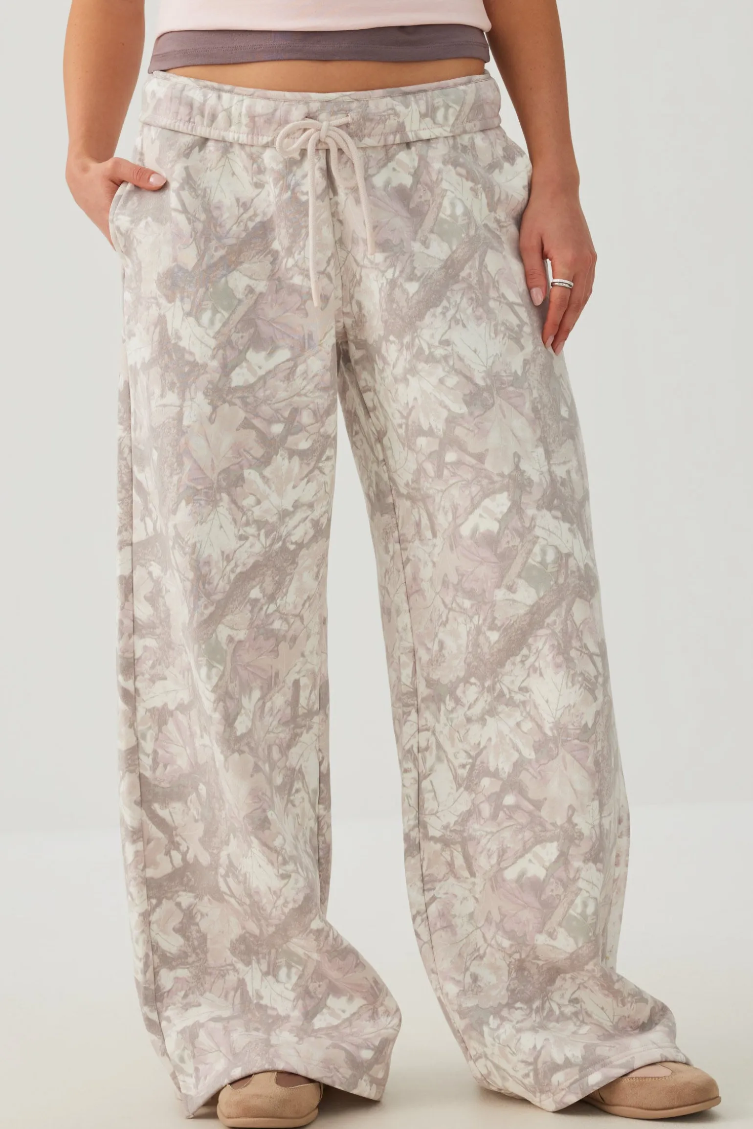 MADESOFT™ Fleece Wide Leg Sweatpants