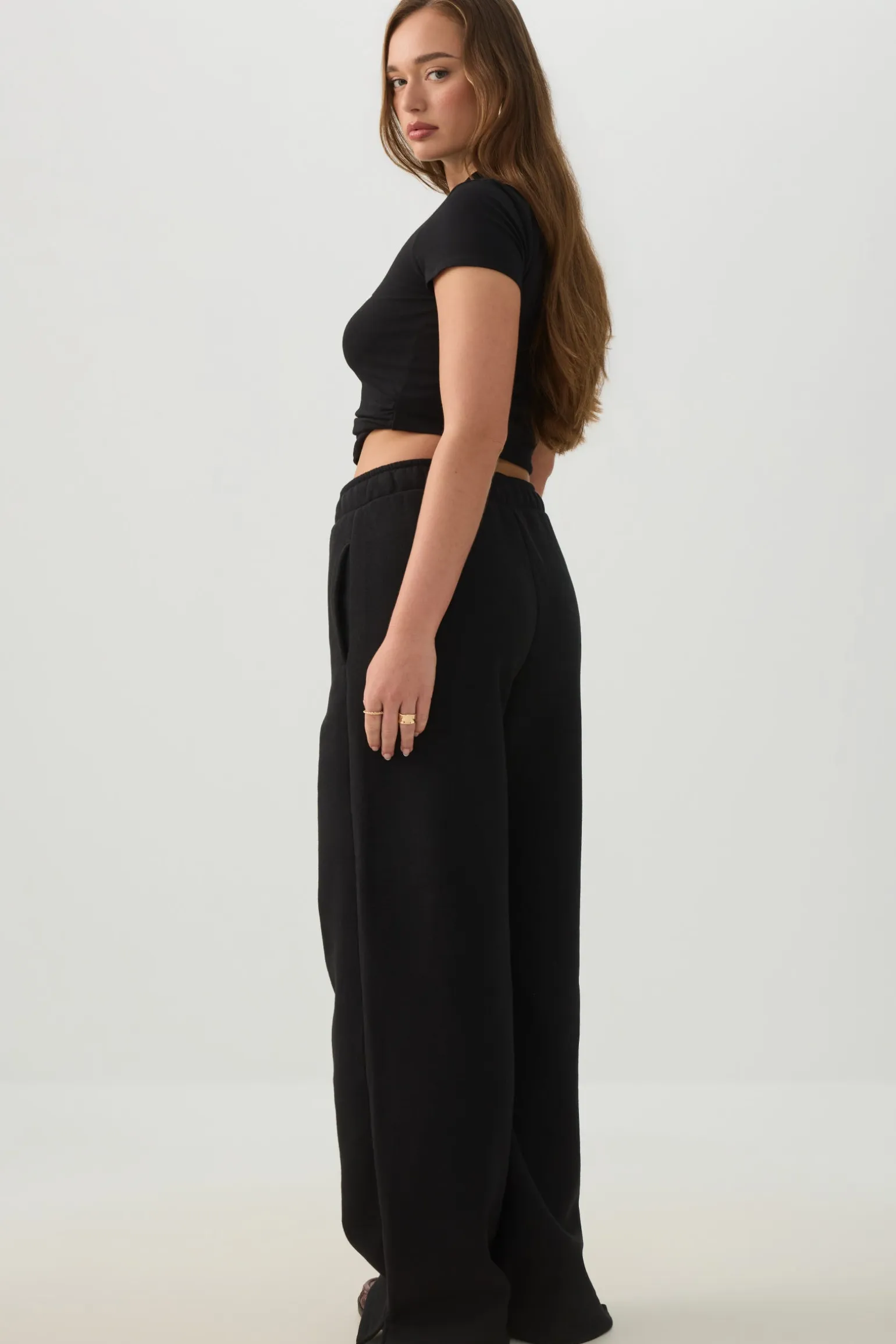 MADESOFT™ Fleece Wide Leg Sweatpants