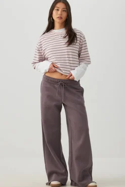 MADESOFT™ Fleece Wide Leg Sweatpants