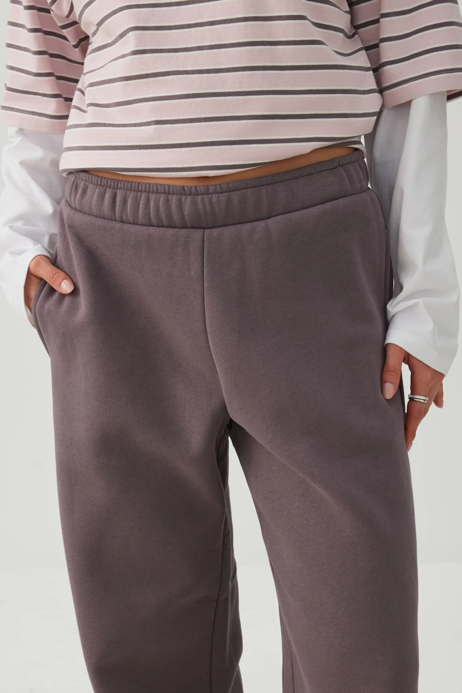 MADESOFT™ Fleece Wide Leg Sweatpants