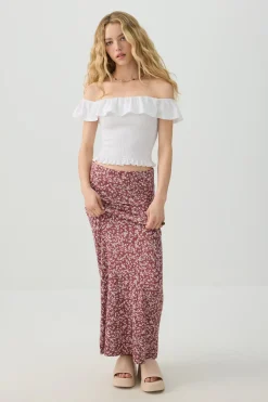 Maxi Fold-Over 2-in-1 Skirt