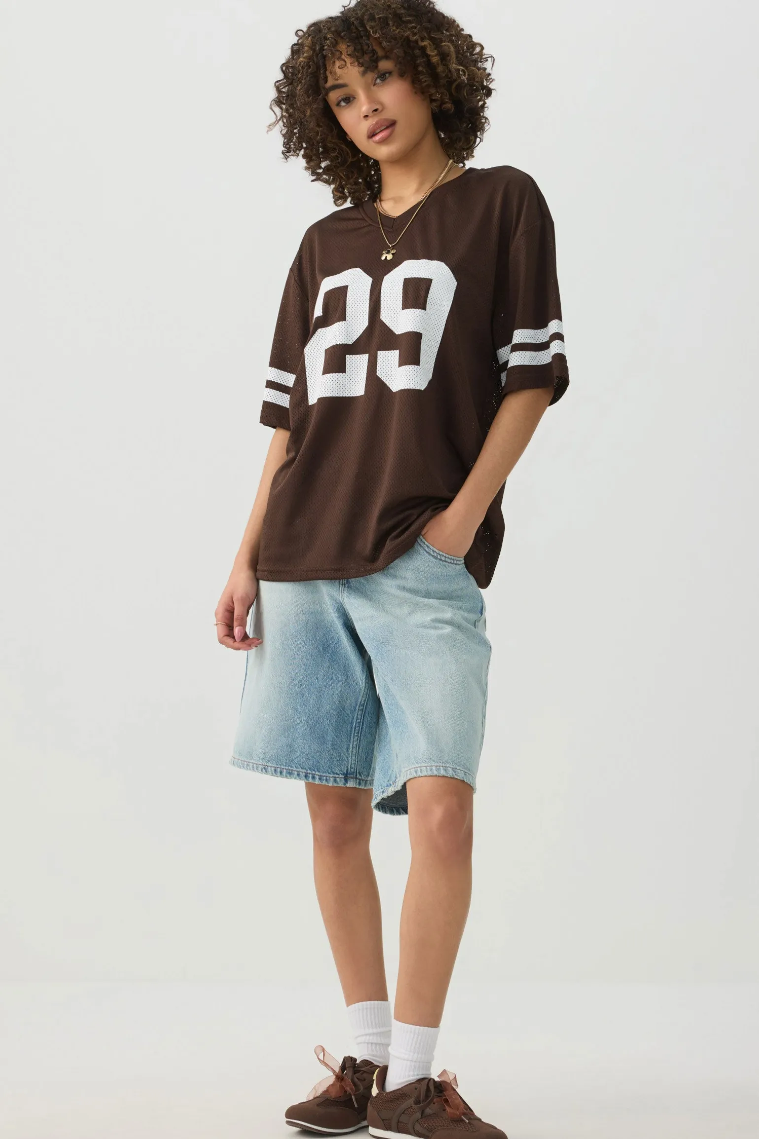 Mesh Football T-Shirt