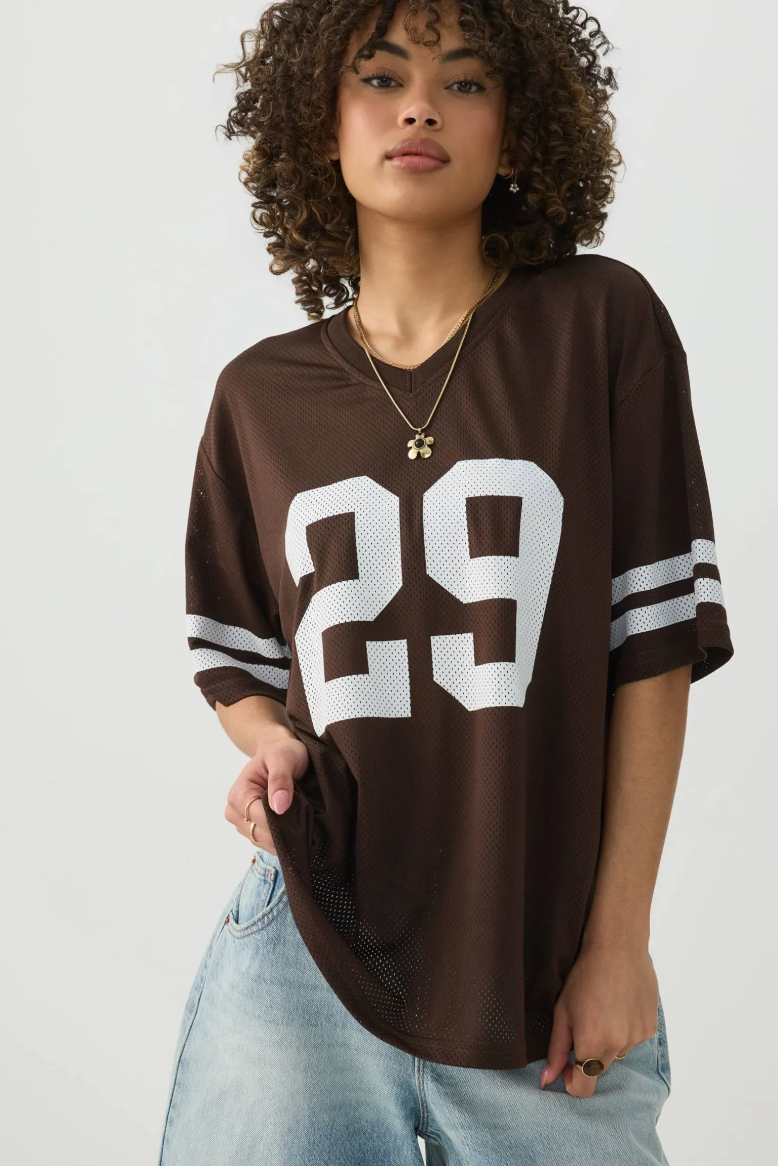 Mesh Football T-Shirt