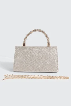 Mesh Glitter Occasion Bag