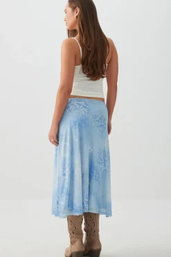 Mesh Midi Skirt