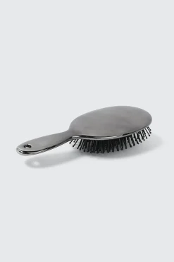 Metallic Paddle Hairbrush