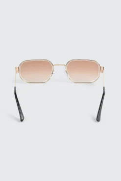 Metal Rectangular Sunglasses