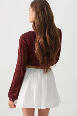 Micro Circle Skirt with Side Ties