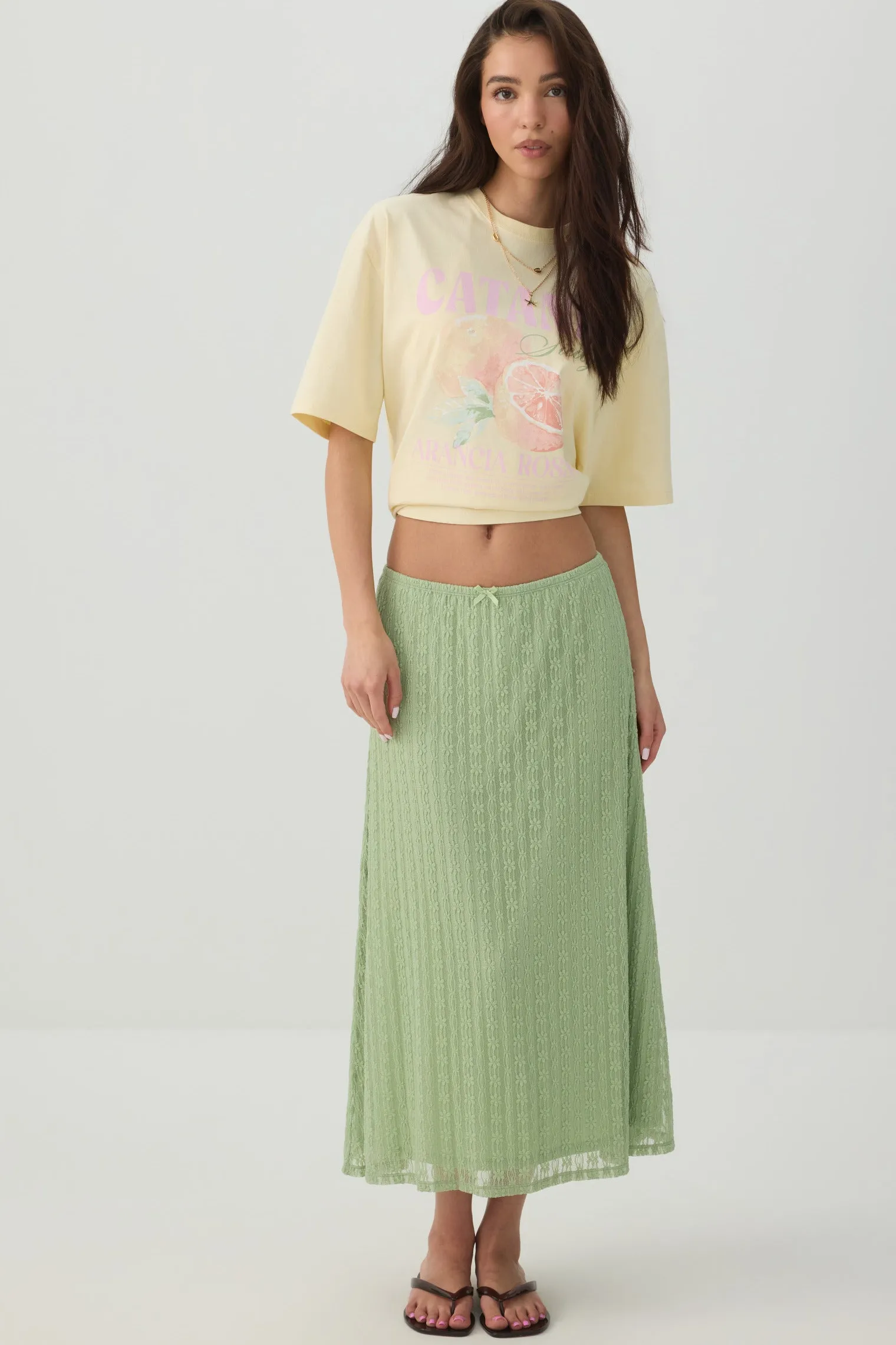 Midi Flowy Skirt