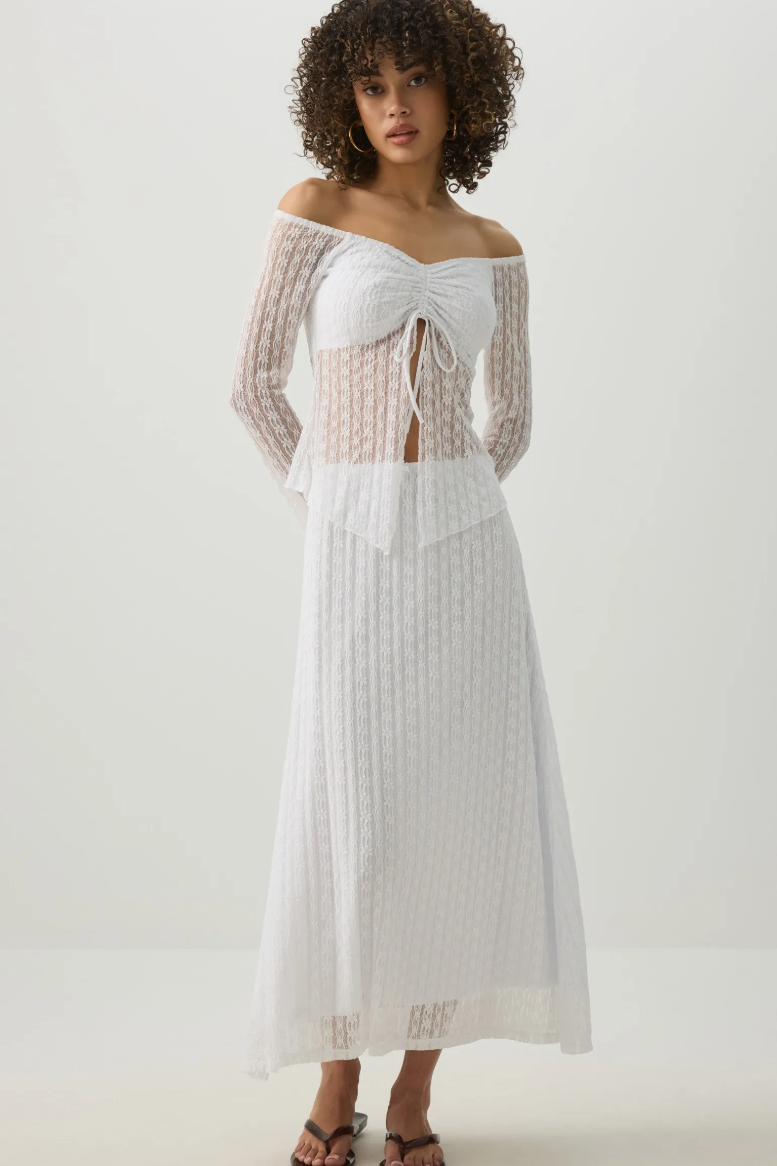 Midi Flowy Skirt