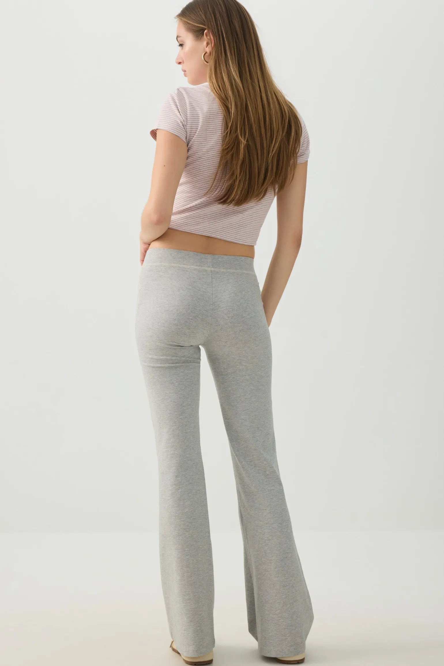 Mid Rise Flare Leggings