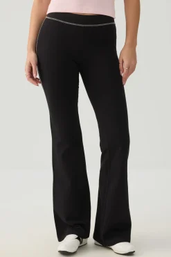 Mid Rise Flare Leggings
