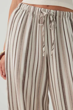 Mid Rise Slouchy Wide Leg Pant