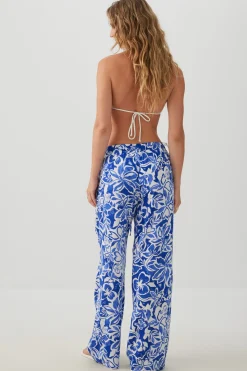 Mid Rise Slouchy Wide Leg Pant